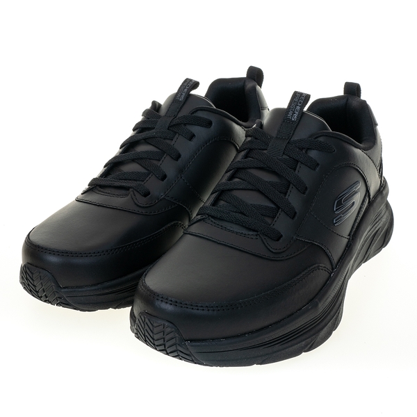 SKECHERS D'LUX WALKER SR 男 工作鞋 休閒 全黑 寬楦款 200102WBLK