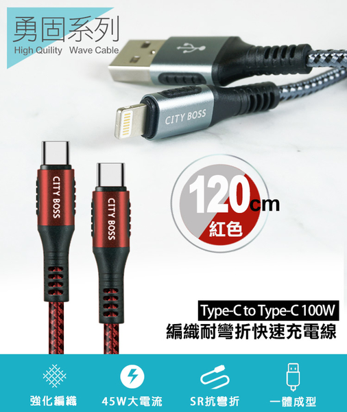 Osiemsens 迷你GaN 氮化鎵33W充電器-黑+CB勇固Type-C to Type-C 100W 編織耐彎折快充線1.2米 product thumbnail 10