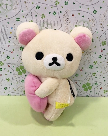 【震撼精品百貨】Rilakkuma San-X 拉拉熊懶懶熊~絨毛娃娃19CM~抱心妹妹#07520