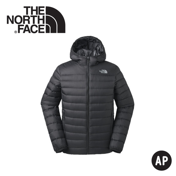 【The North Face 男 雙面兜帽羽絨外套《黑》】3KTE-JK3/保暖外套/連帽外套/戶外登山
