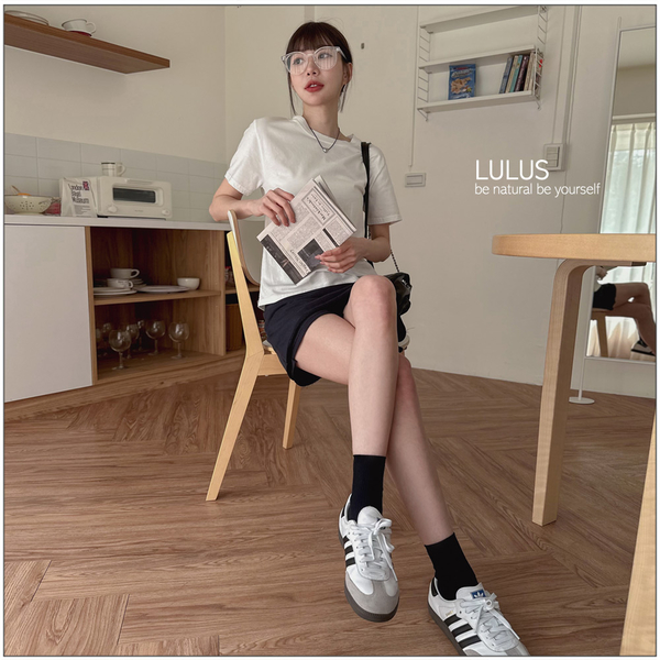 LULUS/自訂款簡約實搭水洗T恤５色【A01240091】 product thumbnail 3