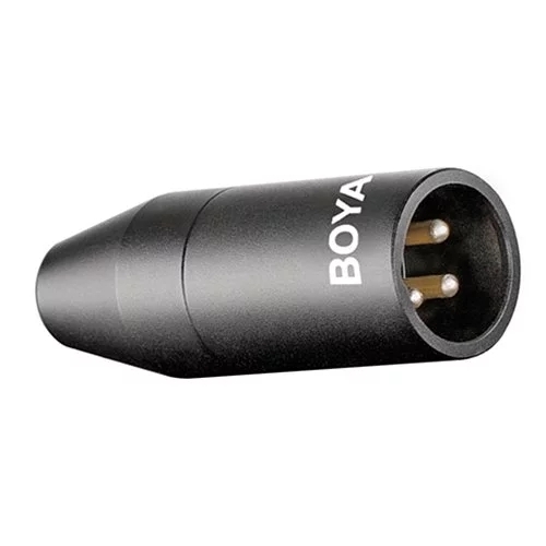 博雅 BOYA 35C-XLR 轉接頭 3pin XLR(公)轉3.5mm TRS(母) 適用於自身供電的麥克風【公司貨】