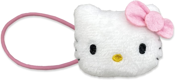 【震撼精品百貨】Hello Kitty 凱蒂貓~日本SANRIO三麗鷗 KITTY造型絨毛髮圈 髮束 髮飾(粉大頭)*26814 product thumbnail 2