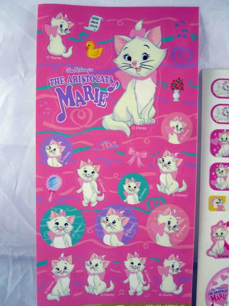 【震撼精品百貨】The Aristocats Marie 迪士尼瑪莉貓~貼紙 (粉、花邊、無花邊)【共3款】 product thumbnail 2