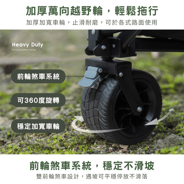 Horizon Heavy Duty戶外露營拖車(推車/野餐車/手拉車/菜籃/可折疊/天際線) product thumbnail 6