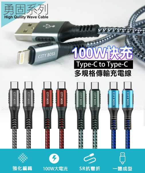 HANG C66 PD+QC快充 雙Type C 充電頭-黑色+勇固 Type-C to Type-C耐彎折快充線3米 product thumbnail 9