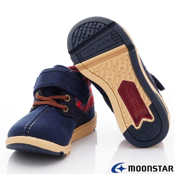 日本Moonstar機能童鞋 2E短筒靴款 22085藍(中小童段) product thumbnail 6