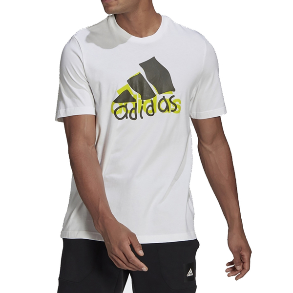 ADIDAS HACKED LOGO TEE 白 男 圓領 休閒 文字 運動 短袖 上衣 GN6844 product thumbnail 2