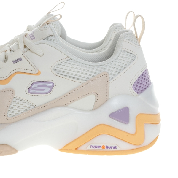 Skechers 休閒鞋 D Lites Hyper Burst 女 米白 固特異大底 老爹鞋 896178NAT product thumbnail 6