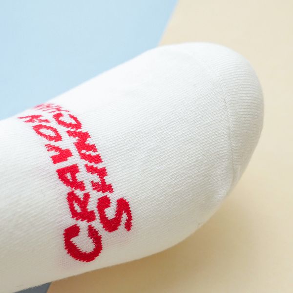 【正韓直送】韓國襪子 蠟筆小新條紋表情包中筒襪 韓國襪 韓國代購 女襪 長襪 Z32