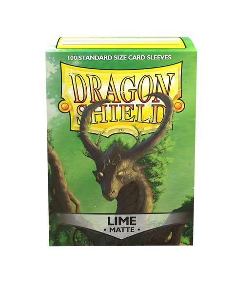 『高雄龐奇桌遊』 龍盾 磨砂牌套 卡套 萊姆色 Lime Dragon Shield Sleeves 正版桌上遊戲專賣店 product thumbnail 2