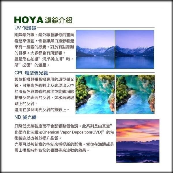 [刷卡零利率] HOYA PRO1D CPL 55mm數位超薄框超級多層膜偏光鏡 總代理公司貨 風景攝影必備 德寶光學 product thumbnail 2