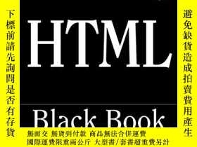 二手書博民逛書店HTML罕見Black Book: The Programmers Complete HTML Reference