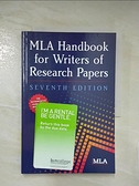 【書寶二手書T3／字典_EAY】MLA Handbook for Writers of Research Papers_Gibaldi， Joseph (EDT)