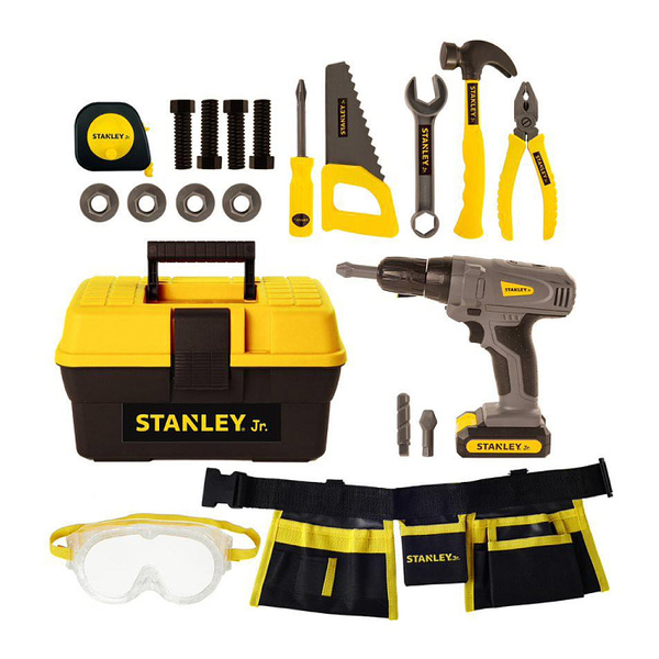 美國 STANLEY Jr. 大全套工具箱套組|電動螺絲起子|聖誕禮物