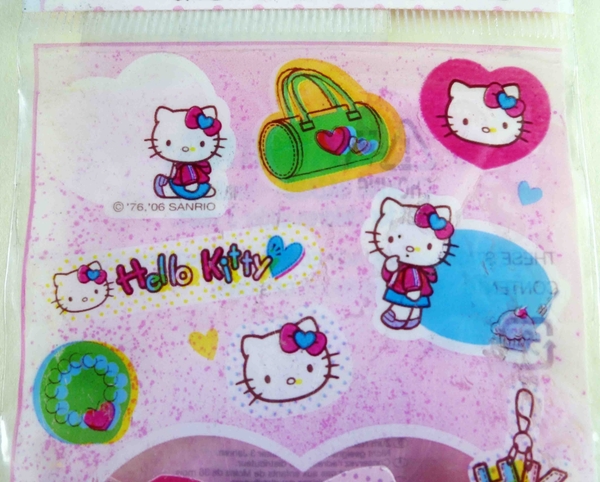 【震撼精品百貨】Hello Kitty 凱蒂貓~KITTY貼紙-飲料 product thumbnail 4