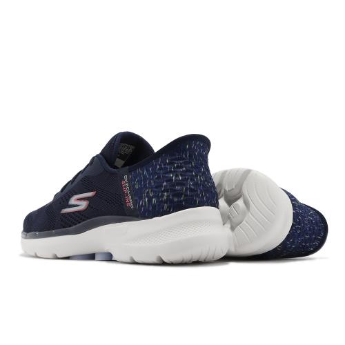 SKECHERS GO WALK 6 女鞋 健走 瞬穿舒適 124627NVMT【KAORACER】 product thumbnail 4