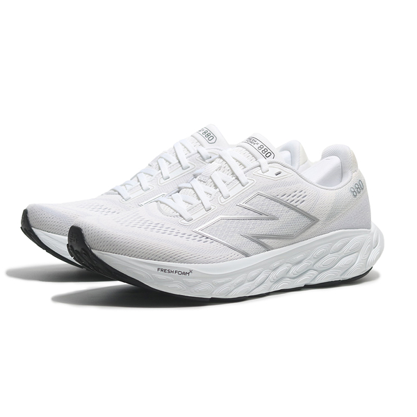 NEW BALANCE 慢跑鞋 NB 880 全白 2E寬楦 運動 男 M880W14