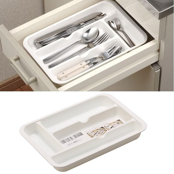 asdfkitty*日本製 INOMATA分格整理收納盤/置物盤-抽屜內收納 餐具整理