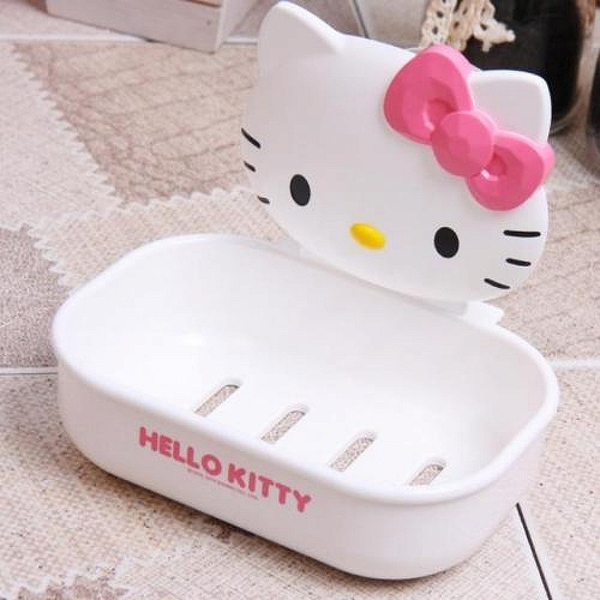 【震撼精品百貨】Hello Kitty 凱蒂貓~凱蒂貓 HELLO KITTY 吸盤式肥皂盤