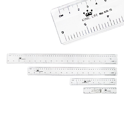 life 徠福 kr-15 塑膠直尺 15cm