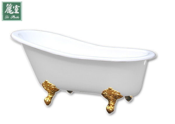 【麗室衛浴】BATHTUB WORLD 鑄鐵古典造型貴妃浴缸 NH-1002-1 156*78*H58/76.5CM