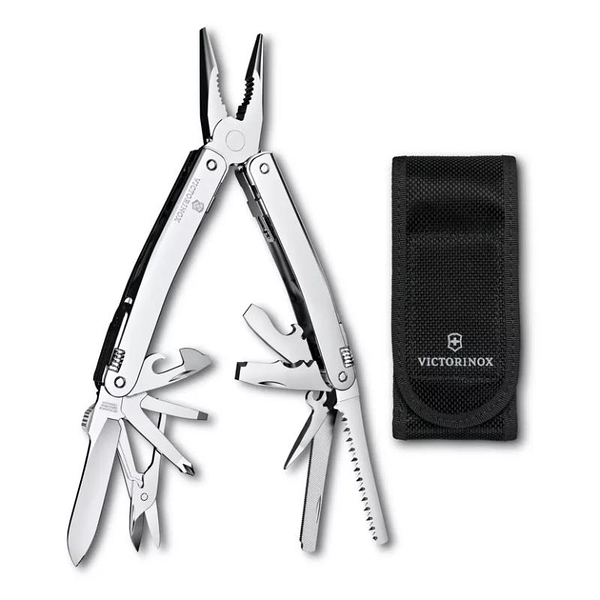 【Victorinox 瑞士維氏】SWISS TOOL SPIRIT MX 工具鉗 24用刀 105mm(3.0224.MN)