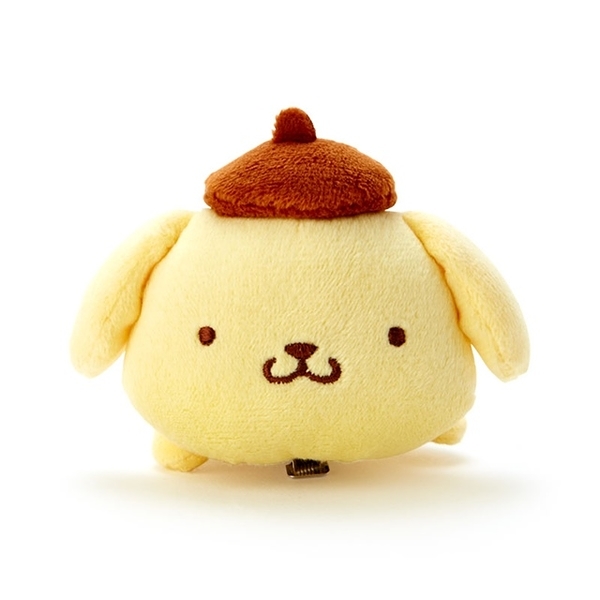 【震撼精品百貨】Pom Pom Purin 布丁狗~日本Sanrio三麗鷗 布丁狗絨毛玩偶髮夾(趴姿)*46902