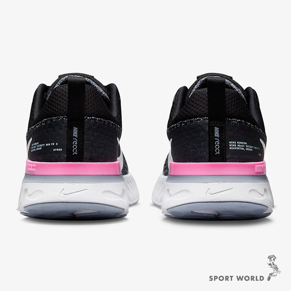 Nike Infinity React 3 男鞋 慢跑鞋 柔軟 支撐 緩震 黑灰【運動世界】DZ3014-001 product thumbnail 6