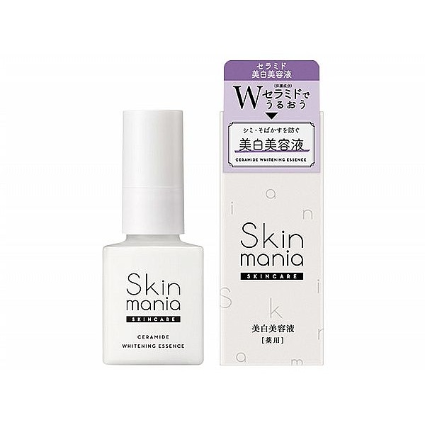 日本 Skin mania 雙重神經醯胺激淨光亮白精華(40ml)【小三美日】