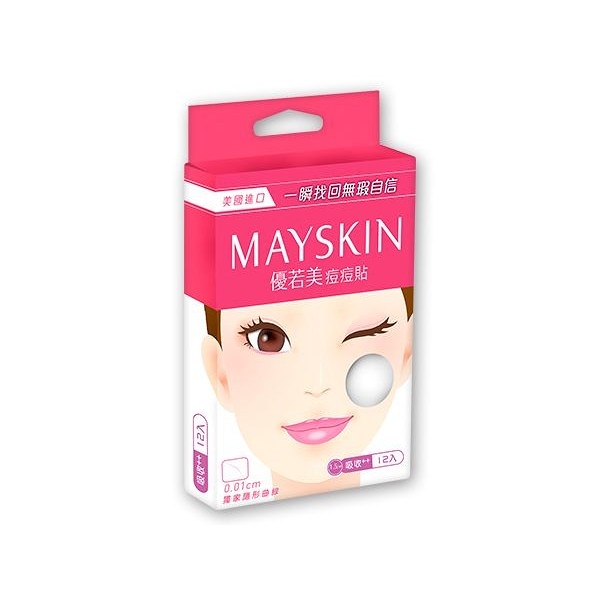 MAYSKIN 優若美 痘痘貼(吸收型)12入(1.5cmx12pcs)【小三美日】DS004396