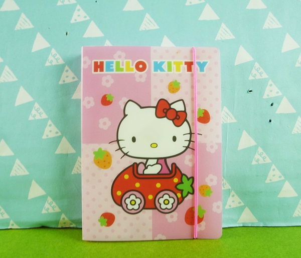【震撼精品百貨】Hello Kitty 凱蒂貓~卡片本~草莓車【共1款】