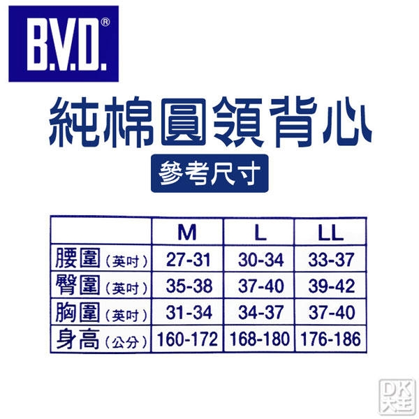 BVD純棉圓領背心【DK大王】 product thumbnail 4