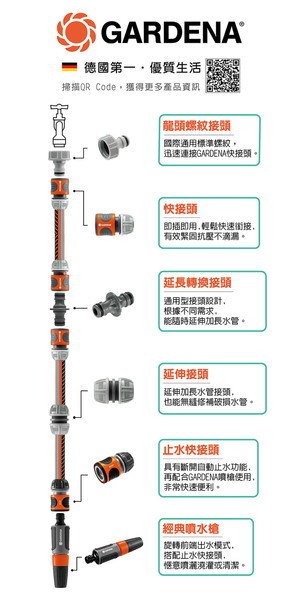 【GARDENA 景觀園藝】 肘動水龍頭(21mm 進水) 7332 product thumbnail 2