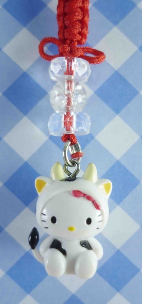 【震撼精品百貨】Hello Kitty 凱蒂貓~KITTY生肖手機吊飾-牛