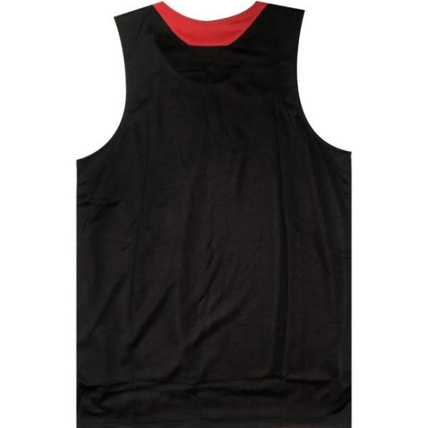Adidas 愛迪達 球衣 黑 紅 雙面穿團體籃球服 球衣 透氣 上衣 刺繡 無袖 背心 t恤 CD8698