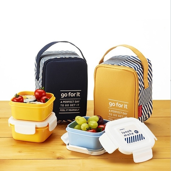 CB Japan FOODMAN Bento Box Stand-up and Carry Thin Lunch Box 600m