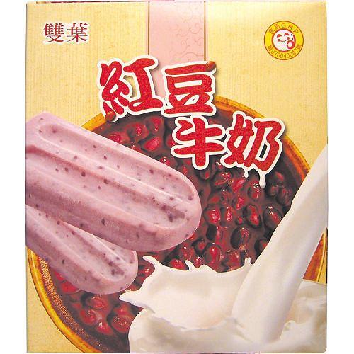 雙葉冰棒-紅豆牛奶70gX5入/盒【愛買冷凍】 product thumbnail 2