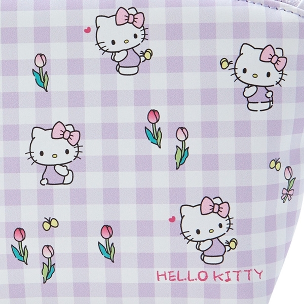 【震撼精品百貨】凱蒂貓_Hello Kitty~日本SANRIO三麗鷗 KITTY皮質船型化妝包 (2023新生活)*82215 product thumbnail 4