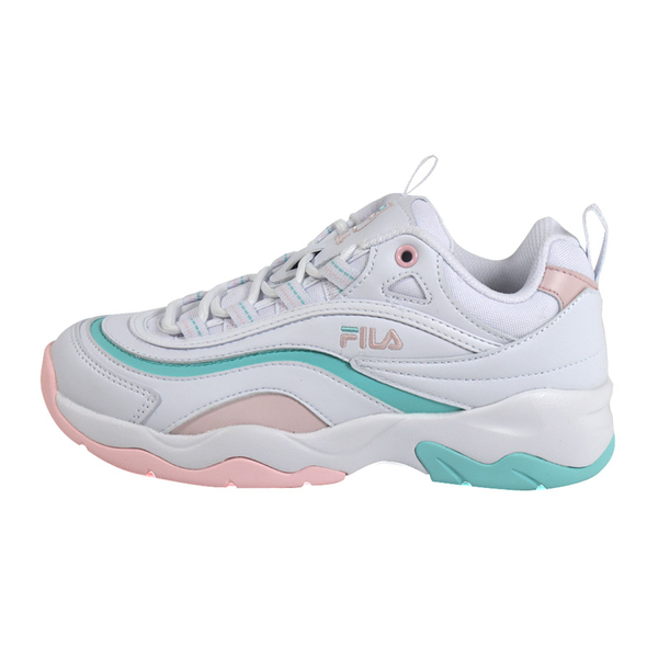 FILA RAY 運動鞋 男女鞋 中性款 白/粉綠 5-C128X-145 no260 product thumbnail 3