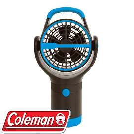 【Coleman 美國 BATTERYLOCK杯架風扇 天空藍】CM-27314/風扇/迷你電扇/攜帶型