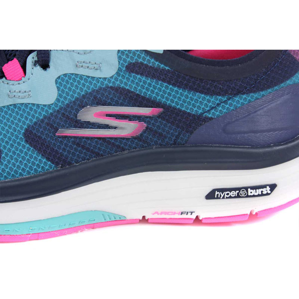 SKECHERS GOWALK ArchFit 運動鞋 健走鞋 女鞋 深藍/桃紅 124939NVMT no478 product thumbnail 4