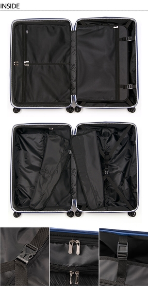 日本A.L.I 28吋 行李箱 旅行箱 輕量拉鍊箱 飛機輪 6008-28