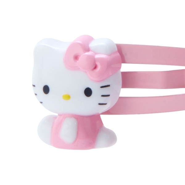 【震撼精品百貨】Hello Kitty 凱蒂貓~日本三麗鷗SANRIO KITTY造型鐵髮夾2入組(粉蝴蝶結款)*48856 product thumbnail 2