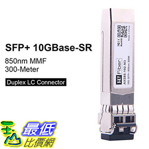 [8美國直購] 收發器模組 SFP+ SR 10G Transceiver Module Compatible for Cisco SFP-10G-SR 850nm， 300m