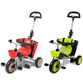 日本 IDES 第三代 寶寶摺疊 三輪車 背包車 紅款 綠款