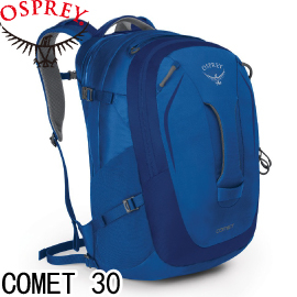 【OSPREY 美國 COMET 30《寶石藍》 男款 城市背包】COMET 30/15吋筆電背包/城市背包/旅行背包