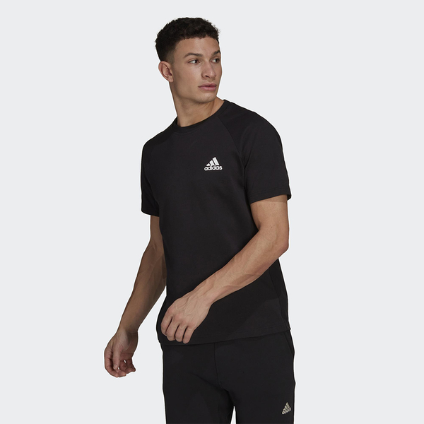 Adidas 男裝 短袖上衣 小標 重磅 棉 米【運動世界】HL3869 product thumbnail 6