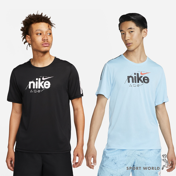 Nike 男裝 短袖 運動 慢跑 DRI-FIT 反光條 網布【運動世界】DQ4735-010/DQ4735-499