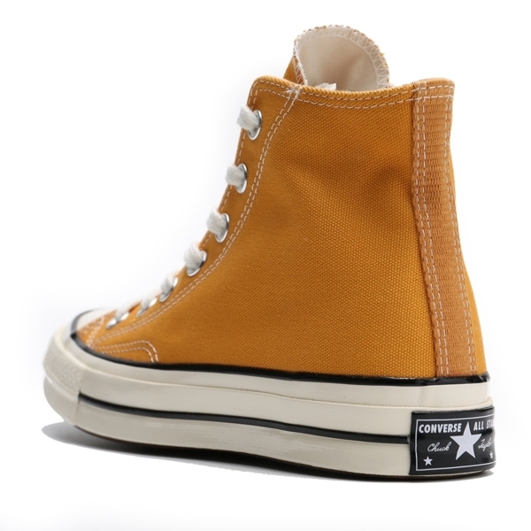 CONVERSE 70S 1970 CHUCK TAYLOR ALL STAR 黃 土黃 奶油頭 黑標 帆布鞋 高筒 男女 (布魯克林) 162054C product thumbnail 6